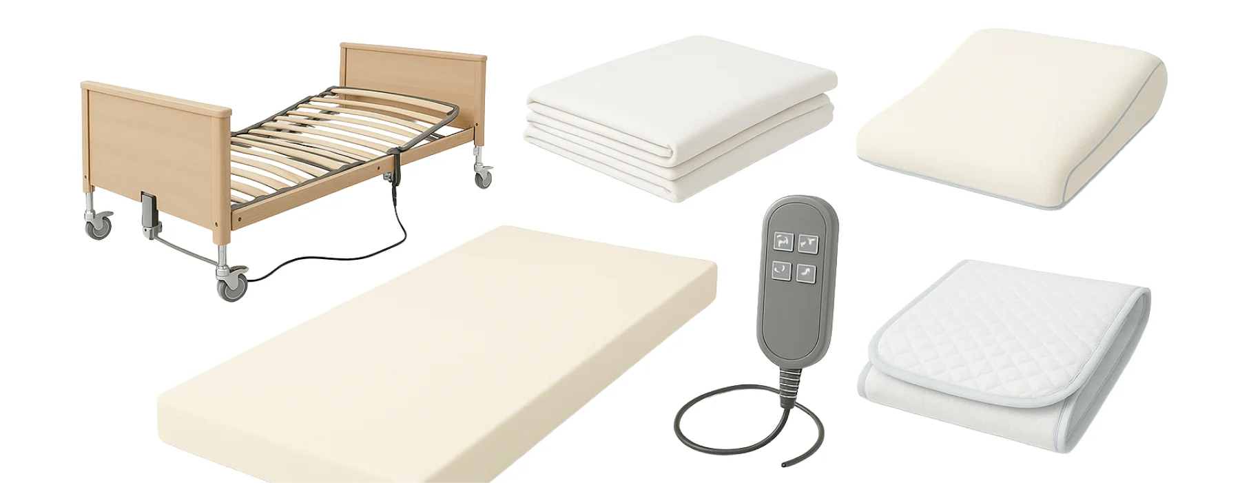 Postele, prostěradla, matrace