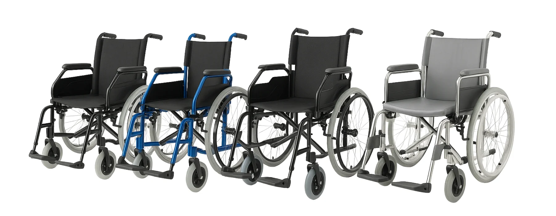 Skládací invalidní vozíky