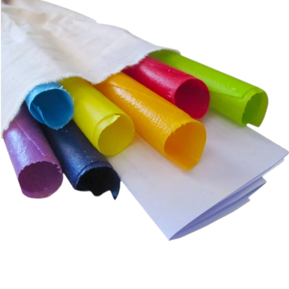 Čakrové tělové svíčky HOXI v plátěném sáčku