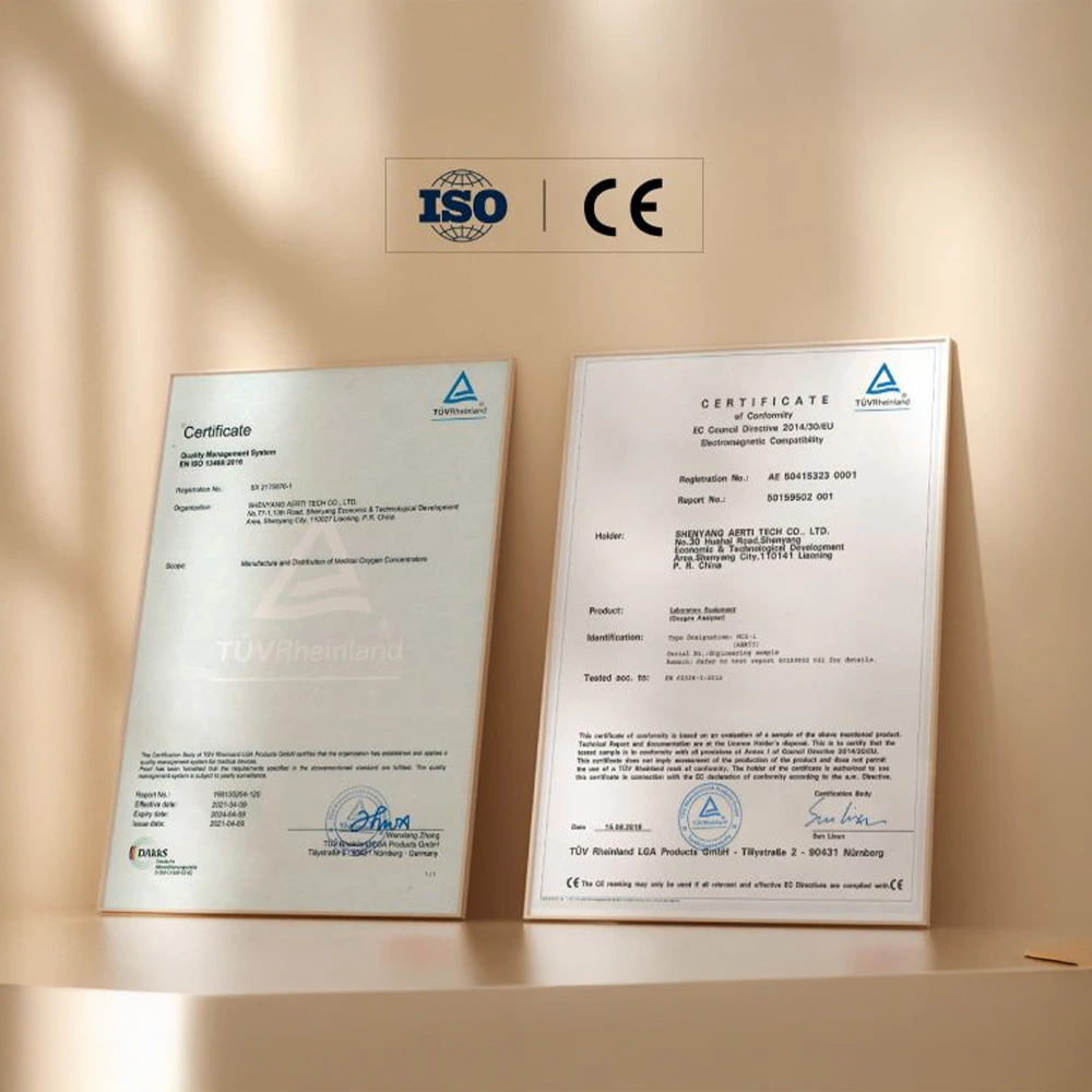 Kyslíkový analyzátor MCI-1 – boční pohled