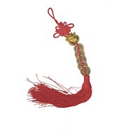 Pět čínských mincí s nekonečným uzlem