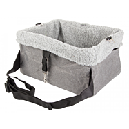 Autosedačka pro psa 40x33x23 cm, šedá