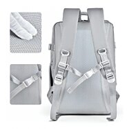 Prostorný voděodolný cestovní batoh s USB portem 42x21x28cm, JO-BP-01