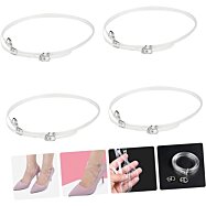 Bezbarvé silikonové pásky na lodičky, 1 pár (2ks)