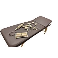 Dřevěný masážní ruční váleček, 23 x 6 x 5 cm