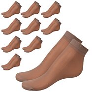 Dámské punčochové ponožky, 10 párů, EU (35-42)
