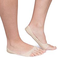 Dámské ponožky do balerín s patními polštářky, 1 pár (2ks)