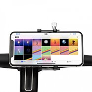 X-81 hliníkový držák mobilu na kolo černá