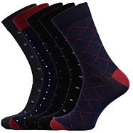 Elegantní pánské bavlněné ponožky, Tulmero