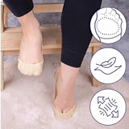 Gelové pásky pro pohodlné nošení bot na vysokém podpatku, béžové