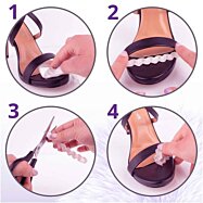 Gelové vložky do bot na vysokém podpatku zabraňující klouzání nohou High Heels, 11x0,5 cm