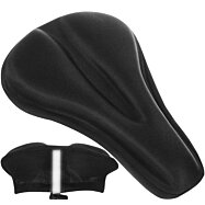 Gelový potah na sedadlo bicyklu 28 cm, černý