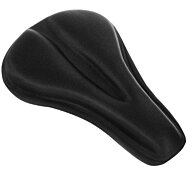 Gelový potah na sedadlo bicyklu 28 cm, černý