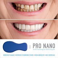 Pro nano - set na bělení a čištění zubů 2 aplikátory + 5 čisticích pásek