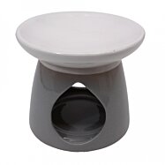 Aromalampa 11 cm Two - Tone, šedo-bílá