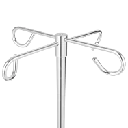 Infuzní stojan na kolečkách - výškově nastavitelný, 4 háčky