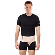 Jednostranný pás na slabinovou kýlu "AXILMAX" O-1408, levý, béžový