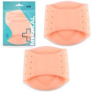 Podpora klenby chodidla - silikonové tlumící bandáže na chodidla, 1 pár (2 ks)