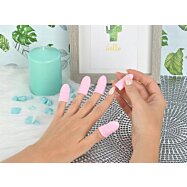 Silikonové sponky na nehty 5ks