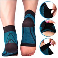 Kompresní bandáž na kotník a zpevnění chodidla, BlueTec, 1 pár (2ks)