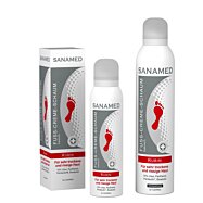 Krémová pěna na nohy, na velmi suchou a popraskanou pokožku Sanamed Rubín, 150 ml