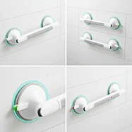 Koupelnové úchytky s přísavkou – bezpečná opora pro seniory bez vrtání - 33 cm