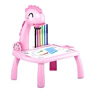 Magický projektor na kreslení a učení, Dino růžový