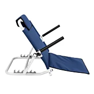 Polohovací opěrka zad s područkami pro pacienty - nastavitelná, skládací