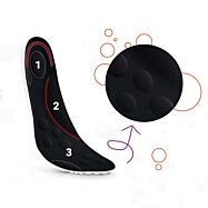 Pěnové sportovní tlumící vložky do bot super měkké, černé