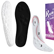 Pěnové sportovní tlumící vložky do bot super měkké, černé