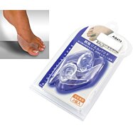 Průsvitný silikonový fixační korektor na haluxy/deformaci kloubu palce