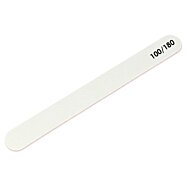 Profesionální oboustranný rovný pilník se zrnitostí 100/180, bílý