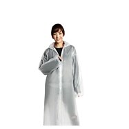 Deštník, pláštěnka pro dospělé do deště, bílý Pocket Cape