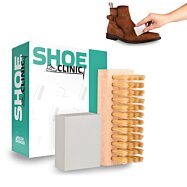 Sada na péči o semišovou a nubukovou obuv, kartáč, čistič gumy, ShoeClinic
