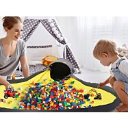 Skládací koš na hračky s hrací podložkou 2 v 1 Blackbird