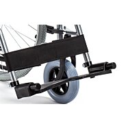 Ocelový invalidní vozík H011, šířka sedáku 46 cm