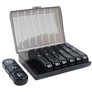 Týdenní dávkovač léků Leki, černý