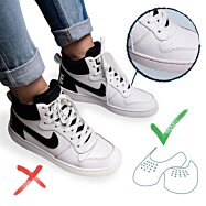 Výztuhy na pokrčené špičky bot, bílé