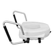 Vyvýšené WC sedátko s sklápěcími opěrkami KING-12FA-20