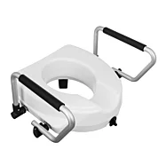 Vyvýšené WC sedátko s sklápěcími opěrkami KING-12FA-20