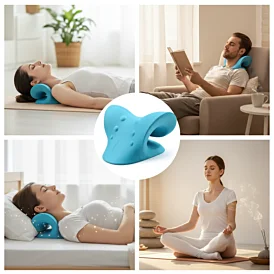 Ortopedický trakční polštář na úlevu od bolesti krku a šíje