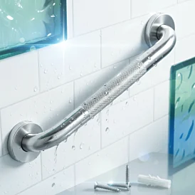 Bezpečnostní nerezové madla k vaně, sprše a dveřím – 2 ks