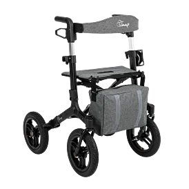 Hliníkový chodítko Ranger s nafukovacími koly a sedadlem