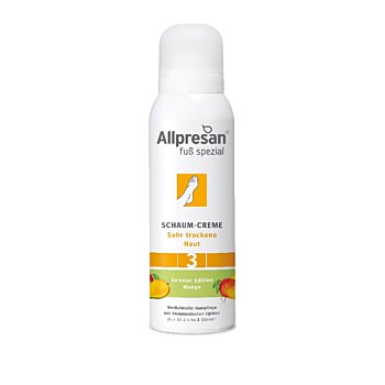 Allpresan 3® Krémová pěna s 10% Ureou na velmi suchou pokožku nohou s vůní Manga, 125 ml