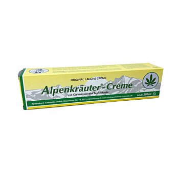 Alpenkräuter-Cream, krém z alpských bylin s konopným olejem - 200ml