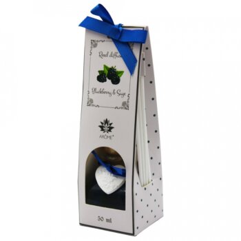 ARÓMA Difuzér 50 ml s tyčinkami, Ostružina a Šalvěj