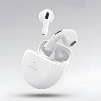 Bezdrátová bluetooth sluchátka Lenovo HT38, bílá