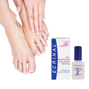 Ošetřující lak na bělení nehtů, Ecrinal - 10 ml