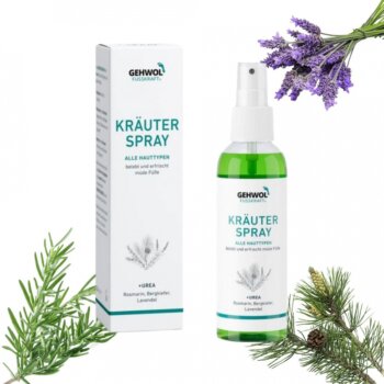 Gehwol Kräuter Spray - Bylinný sprej s ureou pro svěží nohy 150ml