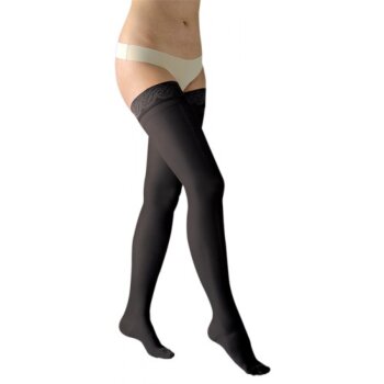 Kompresní stehenní punčochy Avicenum 140, M, černé